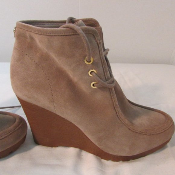 Michael Kors Rory Wedge Suede Bootie - Picture 8 of 11
